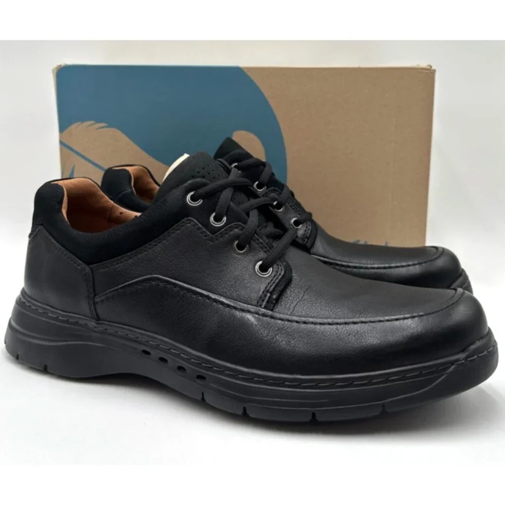 Clarks UN BRAWLEYLACE Men's NEW Lace-Up Dress Shoe Black US Size 13M